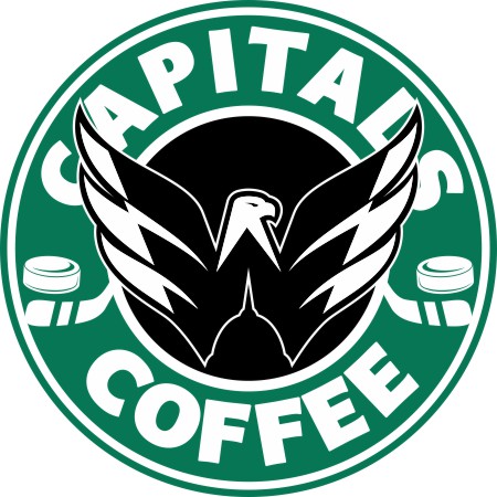 Washington Capitals Starbucks Coffee Logo iron on paper